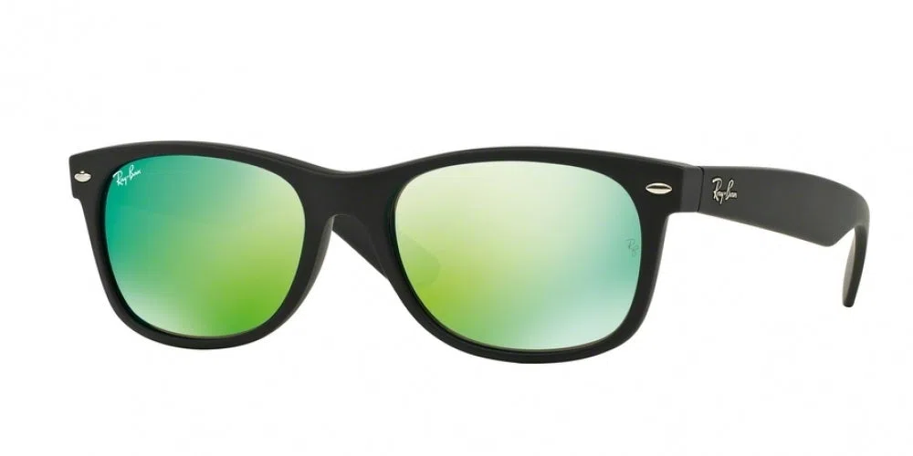 Ray Ban New Wayfarer 2132 Sunglasses - Medium - 55mm - Black - view 23